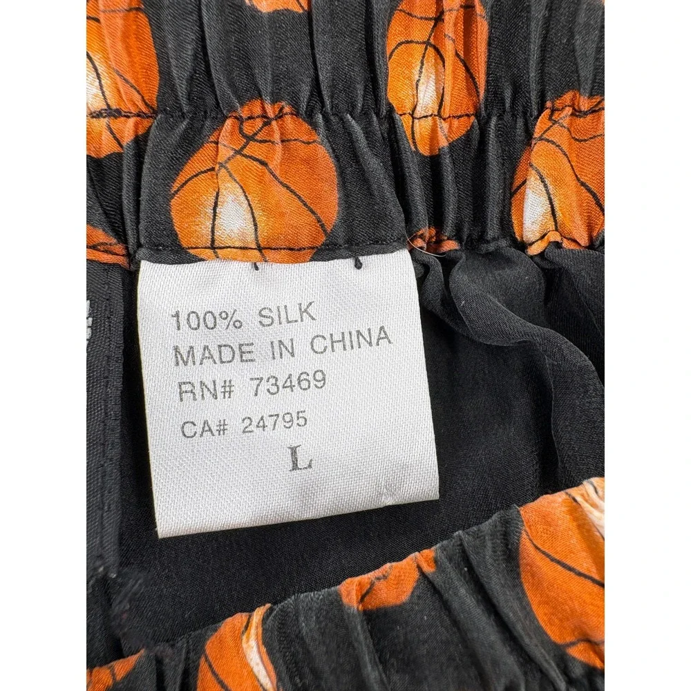 Looney Tunes Mania Silk Boxers L 1997 Vintage Taz Bugs Bunny Basketball Print